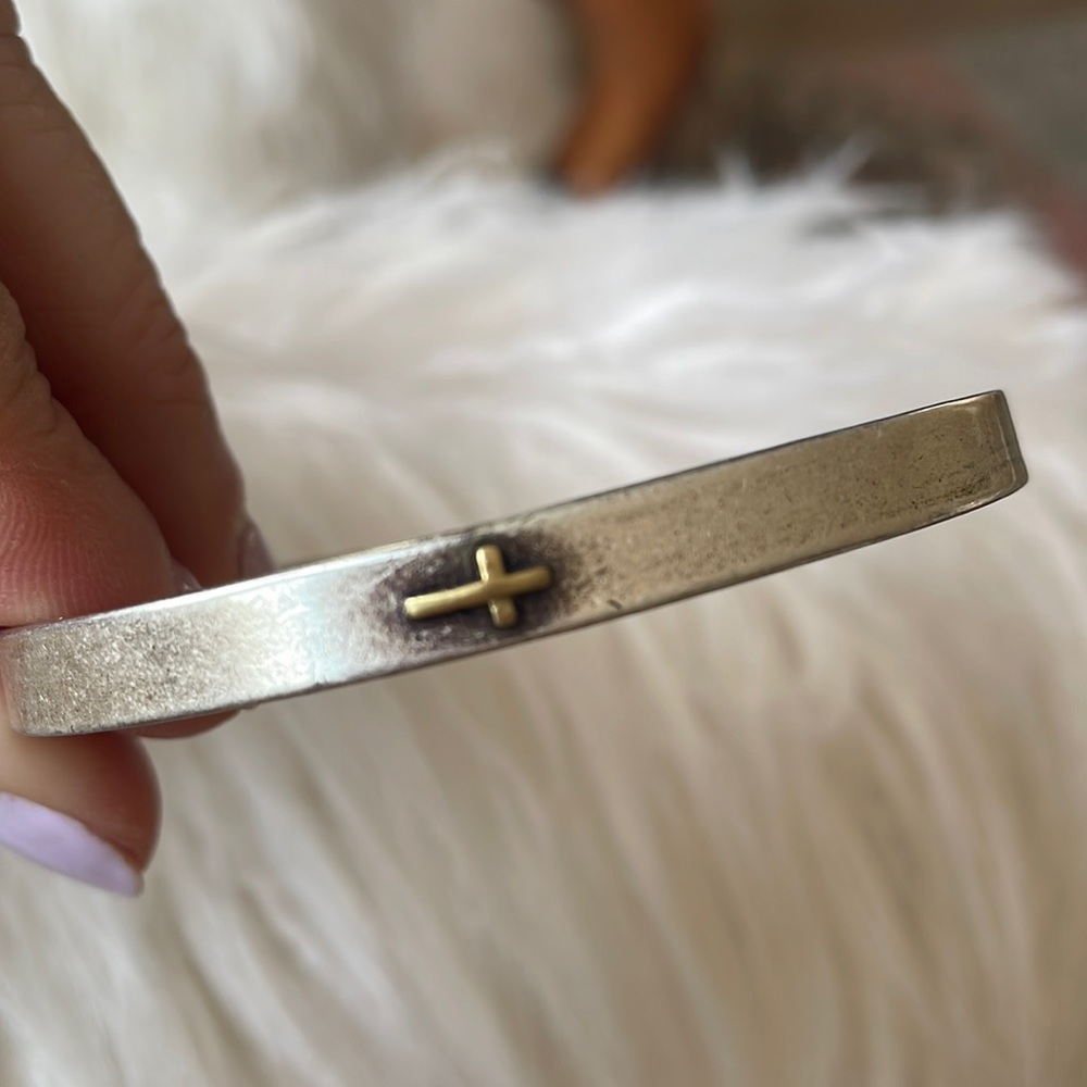 Natural Life cross bracelet.